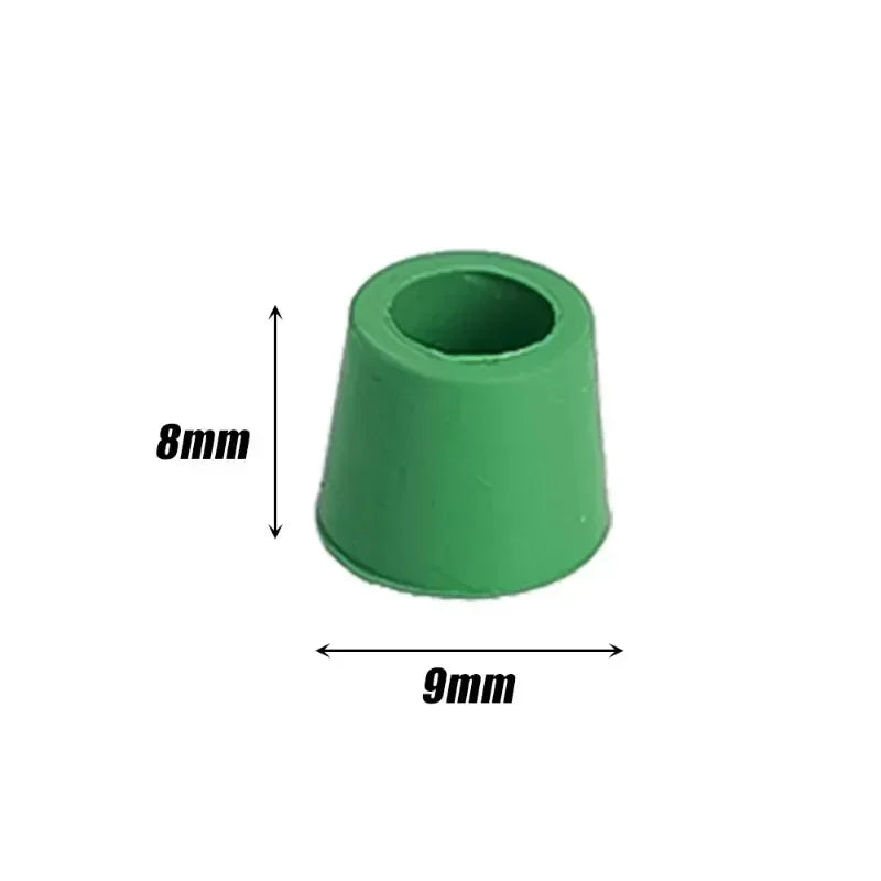 Green Air Conditioning 50-200pcs 1/4'' Charging Hose 1/4'' Valve Gasket Manifold Repair Seal Kit Replacement Car Accessories