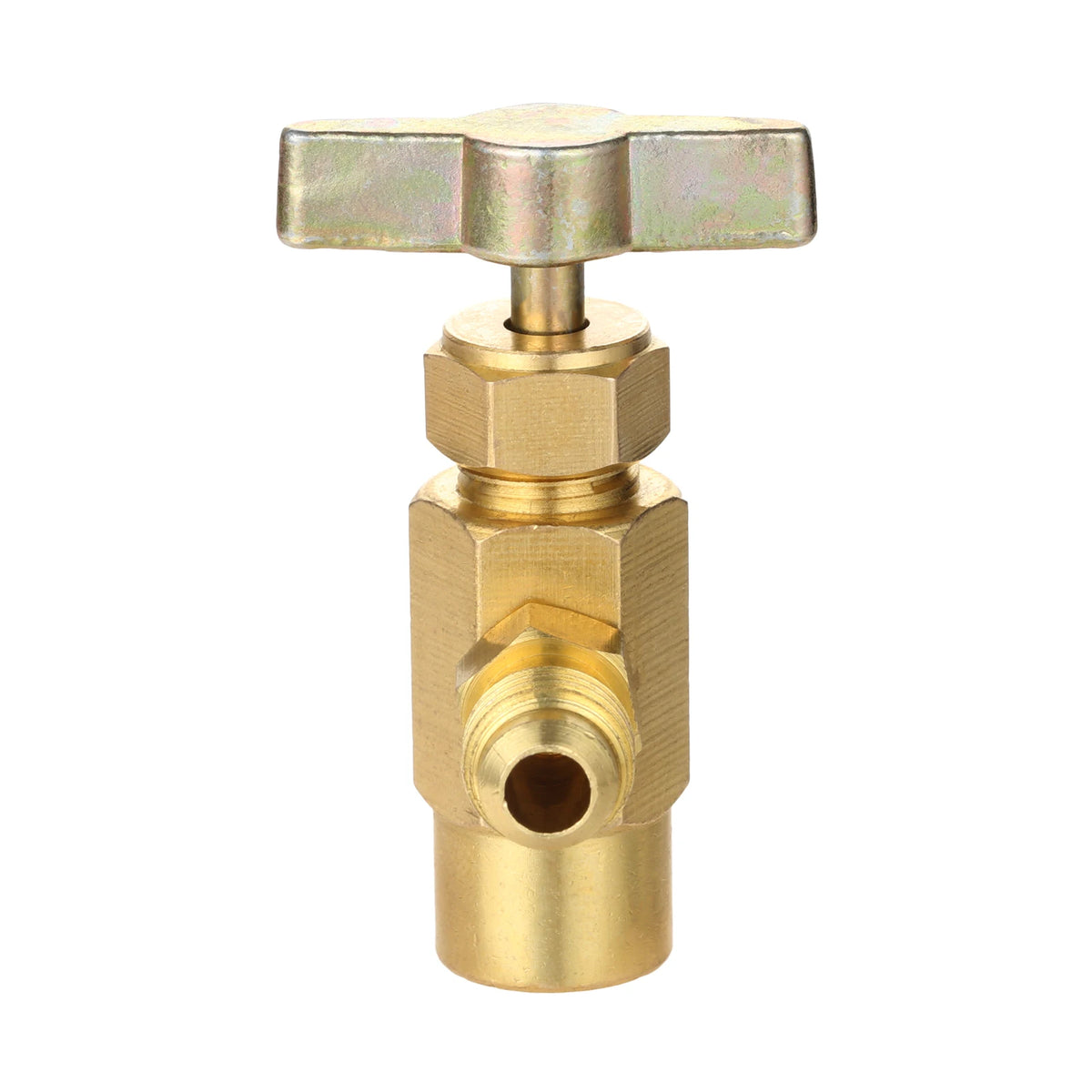 1pc Car R-1234yf Can Tap 1/2" ACME LH Threads with R-1234yf Self-sealing Valve Cans for R12 R22 Hose Can Bottle Tap Opener Brass
